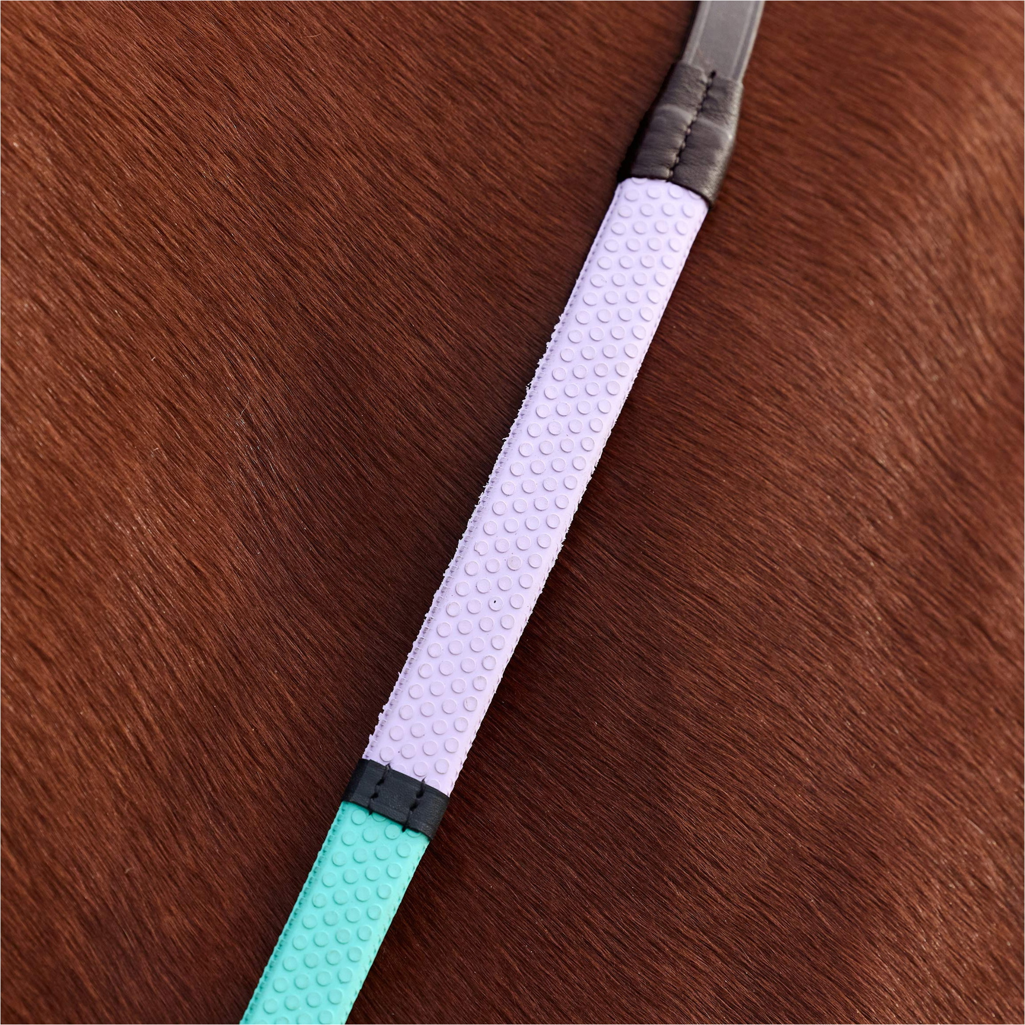 2026 Dublin Pastel Rainbow Reins 1031511 - Brown / Multi